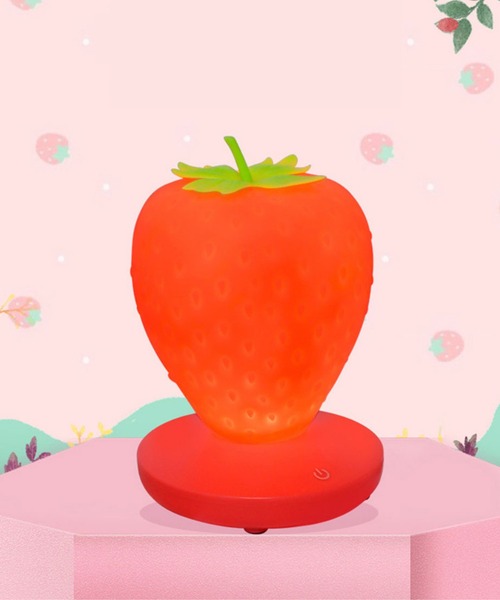 aimoha(アイモハ)の「いちごのミニ卓上ライト(照明・レディース・ホワイト/レッド/ピンク・FREE)」の11枚目の写真