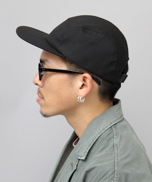Mr.COVER(ミスターカバー)の「Mr.COVER / ミスターカバー / 日本製 / ワイドブリム ジェットキャップ / 黒キャップ / ワイドツバ(キャップ・メンズ・ブラック・FREE)」の15枚目の写真