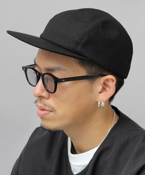 Mr.COVER(ミスターカバー)の「Mr.COVER / ミスターカバー / 日本製 / ワイドブリム ジェットキャップ / 黒キャップ / ワイドツバ(キャップ・メンズ・ブラック・FREE)」の20枚目の写真