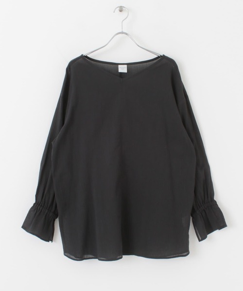 URBAN RESEARCH DOORS(アーバンリサーチドアーズ)の「楊柳キャンディスリーブチュニック(Tシャツ/カットソー・レディース・ブラック/グレー系その他/ライトベージュ・ONE)」の11枚目の写真