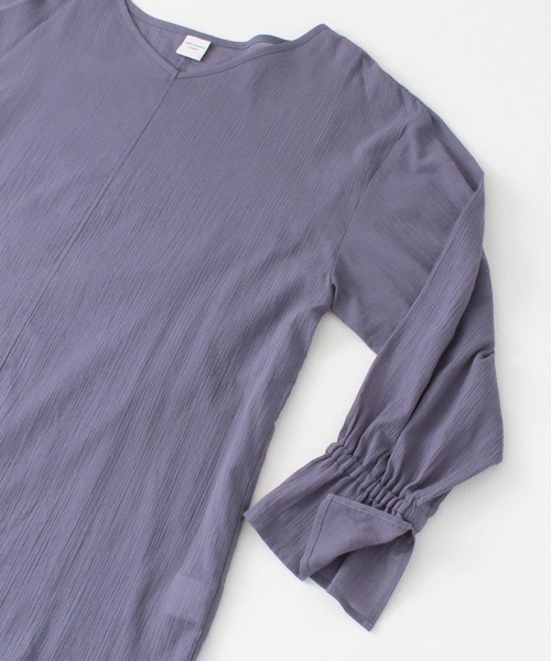 URBAN RESEARCH DOORS(アーバンリサーチドアーズ)の「楊柳キャンディスリーブチュニック(Tシャツ/カットソー・レディース・ブラック/グレー系その他/ライトベージュ・ONE)」の8枚目の写真