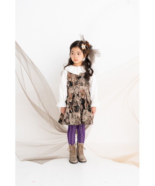 nino（ニノ）の「ねこゴブラン織りジャンパースカート（ジャンパー