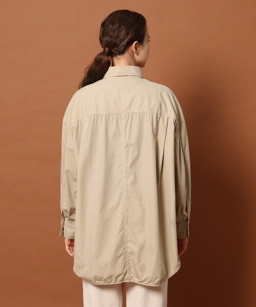 DRESSTERIOR（ドレステリア）の「◆製品染ワークシャツ（シャツ/ブラウス・レディース・チャコールグレー/ベージュ/レンガ・38/36）」の7枚目の写真