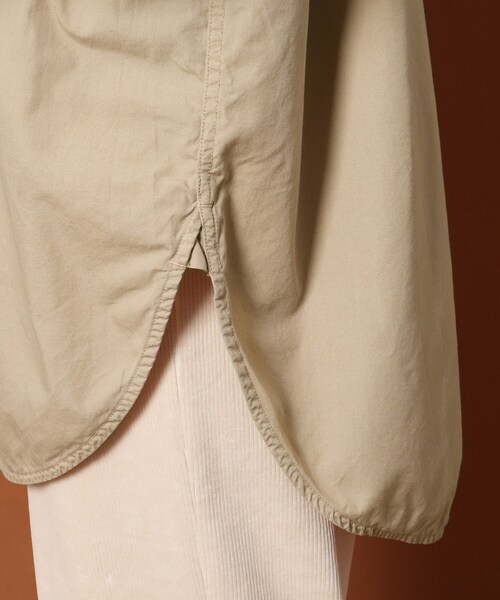 DRESSTERIOR（ドレステリア）の「◆製品染ワークシャツ（シャツ/ブラウス・レディース・チャコールグレー/ベージュ/レンガ・38/36）」の10枚目の写真