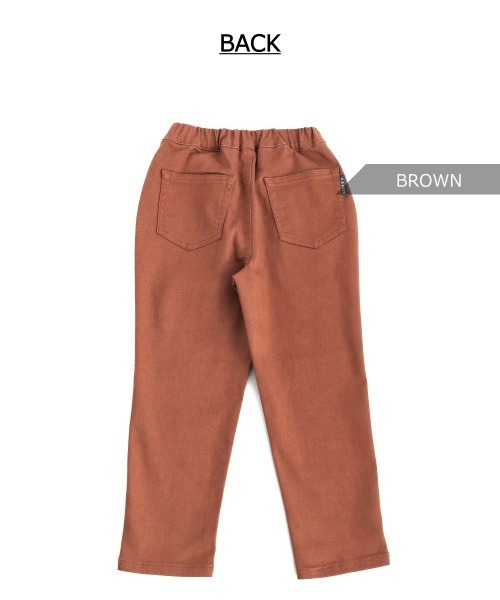 L.COPECK(エルコペック)の「速乾楽ちんパンツ(デニムパンツ・キッズ・カーキ/キャメル/ターコイズブルー/ラベンダー/ブラック/ブルー系その他/ベージュ/ネイビー/ブルー・100cm/120cm/140cm/110cm/130cm/150cm/160cm)」の12枚目の写真