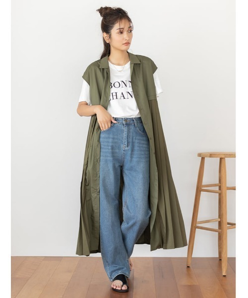 田中亜希子監修 プリーツ切り替えノースリーブワンピース ワンピース Fifth フィフス のファッション通販 Zozotown