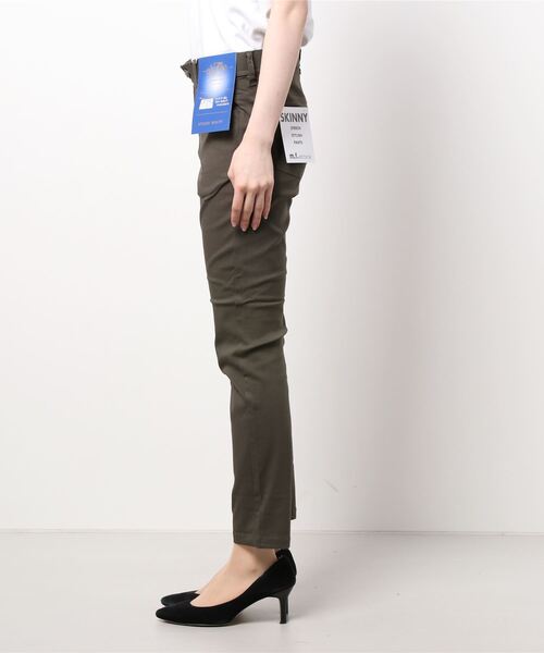 m.f.editorial（エムエフエディトリアル）の「エムエフエディトリアルレディース/m.f.editorial：Women airZIP ストレッチ スキニーパンツ（その他パンツ・レディース・ダークグリーン/ベージュ/カーキ/ワインレッド/ダークウッド/グレー系その他2/ブラック・MEDIUM/S/LARGE）」の8枚目の写真