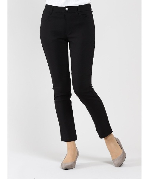 m.f.editorial（エムエフエディトリアル）の「エムエフエディトリアルレディース/m.f.editorial：Women airZIP ストレッチ スキニーパンツ（その他パンツ・レディース・ダークグリーン/ベージュ/カーキ/ワインレッド/ダークウッド/グレー系その他2/ブラック・MEDIUM/S/LARGE）」の2枚目の写真