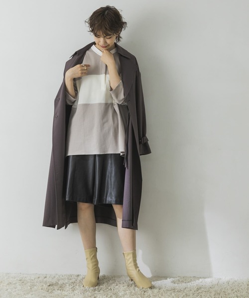 URBAN RESEARCH（アーバンリサーチ）の「インレールーズラガーシャツ（Tシャツ/カットソー・レディース・ネイビー/グレー系その他・FREE）」の13枚目の写真
