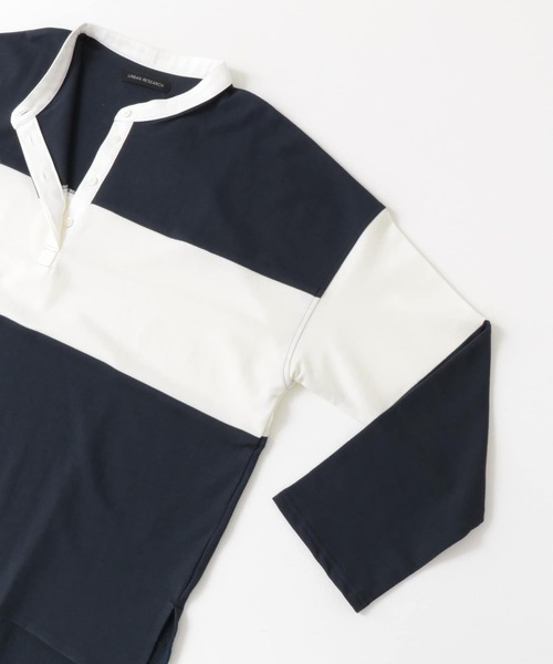URBAN RESEARCH（アーバンリサーチ）の「インレールーズラガーシャツ（Tシャツ/カットソー・レディース・ネイビー/グレー系その他・FREE）」の19枚目の写真