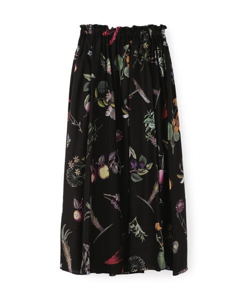 caban（キャバン）の「□シルク ボタニカルプリントロング