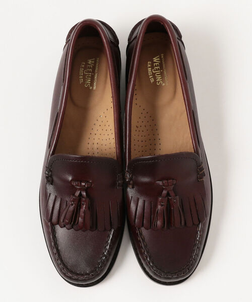 G.H.BASS（ジーエイチバス）の「G.H.Bass / WEEJUNS リッチレザー タッセルローファー（ドレスシューズ・レディース・ブラウン・6h/7h/6/7）」の4枚目の写真