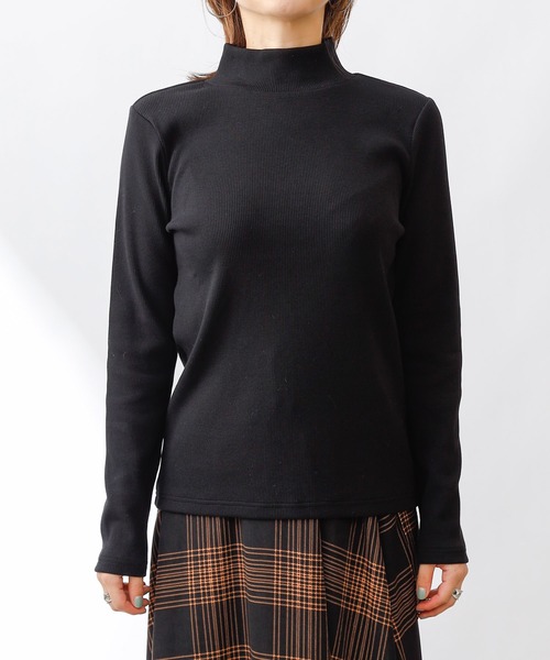 COLONY 2139（コロニートゥーワンスリーナイン）の「ギザコットンリブハイネック長袖Tシャツ/ロンT（Tシャツ/カットソー・レディース・ホワイト/ブラック/グリーン・SMALL/MEDIUM/LARGE）」の21枚目の写真