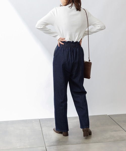 COLONY 2139（コロニートゥーワンスリーナイン）の「ギザコットンリブハイネック長袖Tシャツ/ロンT（Tシャツ/カットソー・レディース・ホワイト/ブラック/グリーン・SMALL/MEDIUM/LARGE）」の19枚目の写真