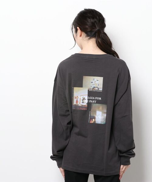 LOWRYS FARM（ローリーズファーム）の「アソートフォトロンＴＬＳ　227960（Tシャツ/カットソー・レディース・ホワイト/ホワイト系その他/チャコールグレー/グレー系その他・FREE）」の8枚目の写真