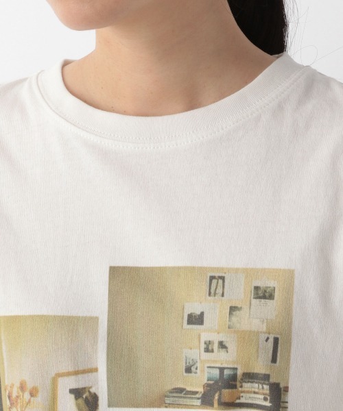 LOWRYS FARM（ローリーズファーム）の「アソートフォトロンＴＬＳ　227960（Tシャツ/カットソー・レディース・ホワイト/ホワイト系その他/チャコールグレー/グレー系その他・FREE）」の13枚目の写真