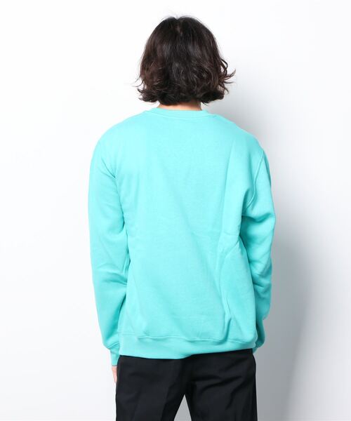 VOLCOM（ボルコム）の「CATCH 91 CREW FLEECE（スウェット・メンズ・グレー/グリーン系・LARGE/SMALL/MEDIUM/X-LARGE）」の3枚目の写真