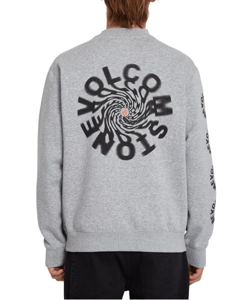 VOLCOM（ボルコム）の「CATCH 91 CREW FLEECE（スウェット・メンズ・グレー/グリーン系・LARGE/SMALL/MEDIUM/X-LARGE）」の12枚目の写真