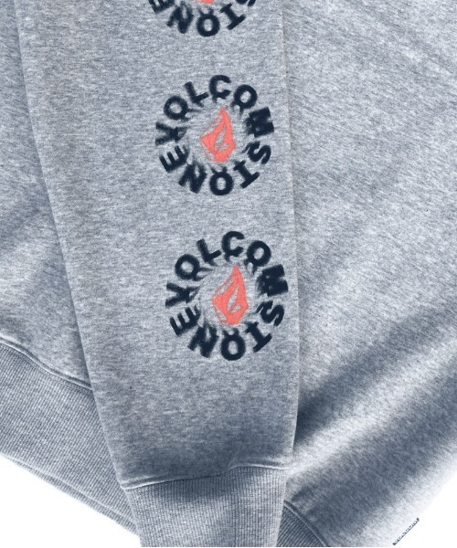 VOLCOM（ボルコム）の「CATCH 91 CREW FLEECE（スウェット・メンズ・グレー/グリーン系・LARGE/SMALL/MEDIUM/X-LARGE）」の8枚目の写真
