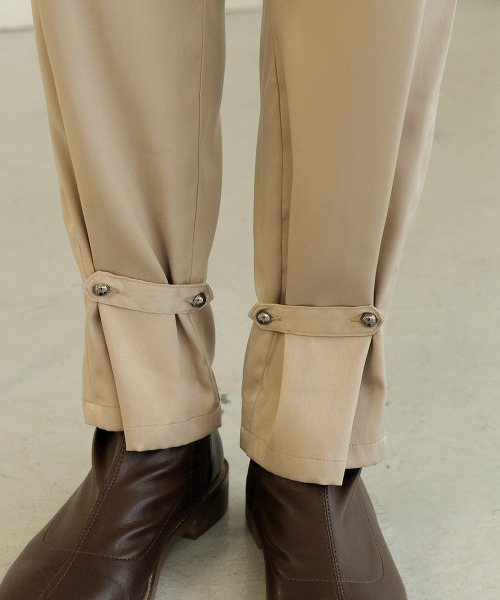 Bab（バブ）の「【WEB限定】サテン裾絞りパンツ（その他パンツ・レディース・ベージュ/モカ/プラム・M）」の15枚目の写真