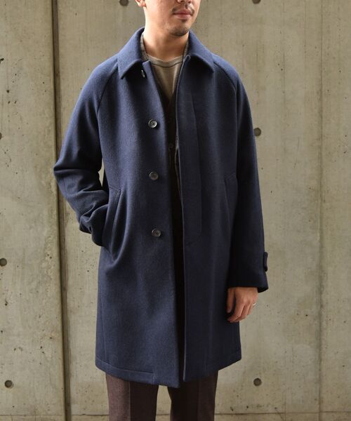 SHIPS(シップス)の「SHIPS: ダブルフェイス ネイビー ソリッド カーコート(その他アウター・メンズ・ネイビー・SMALL/MEDIUM/LARGE/X-LARGE)」の1枚目の写真