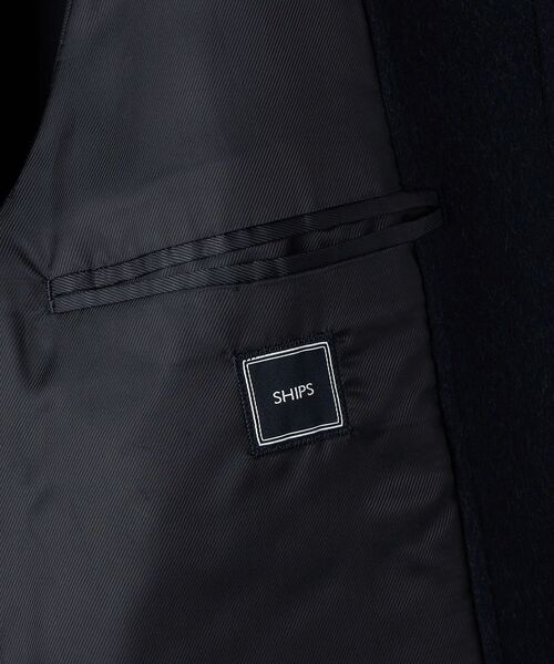 SHIPS(シップス)の「SHIPS: ダブルフェイス ネイビー ソリッド カーコート(その他アウター・メンズ・ネイビー・SMALL/MEDIUM/LARGE/X-LARGE)」の5枚目の写真