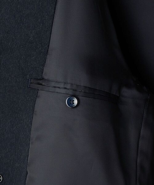 SHIPS(シップス)の「SHIPS: ダブルフェイス ネイビー ソリッド カーコート(その他アウター・メンズ・ネイビー・SMALL/MEDIUM/LARGE/X-LARGE)」の2枚目の写真