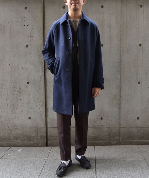 SHIPS(シップス)の「SHIPS: ダブルフェイス ネイビー ソリッド カーコート(その他アウター・メンズ・ネイビー・SMALL/MEDIUM/LARGE/X-LARGE)」の12枚目の写真