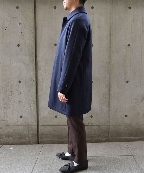 SHIPS(シップス)の「SHIPS: ダブルフェイス ネイビー ソリッド カーコート(その他アウター・メンズ・ネイビー・SMALL/MEDIUM/LARGE/X-LARGE)」の7枚目の写真