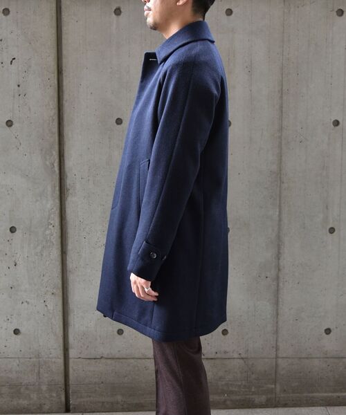 SHIPS(シップス)の「SHIPS: ダブルフェイス ネイビー ソリッド カーコート(その他アウター・メンズ・ネイビー・SMALL/MEDIUM/LARGE/X-LARGE)」の14枚目の写真