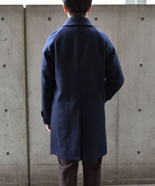 SHIPS(シップス)の「SHIPS: ダブルフェイス ネイビー ソリッド カーコート(その他アウター・メンズ・ネイビー・SMALL/MEDIUM/LARGE/X-LARGE)」の10枚目の写真