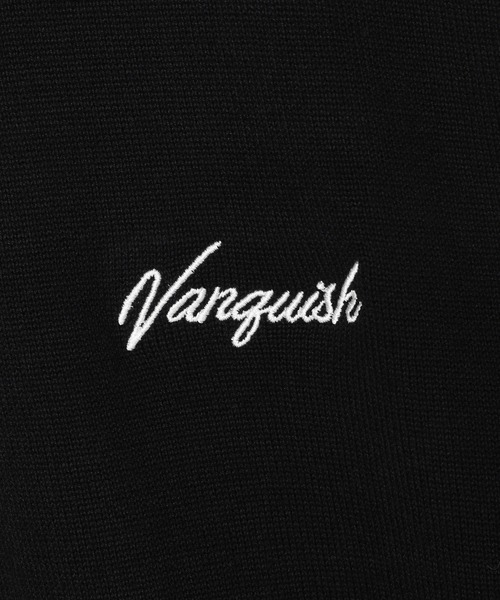 VANQUISH（ヴァンキッシュ）の「Blossom flower KNIT　＊（ニット/セーター・メンズ・ブラック/カーキ・M/L）」の4枚目の写真