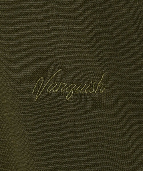 VANQUISH（ヴァンキッシュ）の「Blossom flower KNIT　＊（ニット/セーター・メンズ・ブラック/カーキ・M/L）」の8枚目の写真