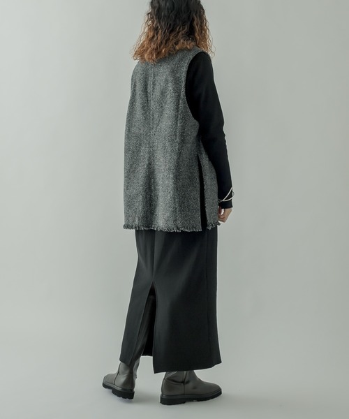 mystic（ミスティック）の「フリンジベストワンピースSET（ワンピース・レディース・ブラック/ブラウン/ベージュ・FREE）」の7枚目の写真