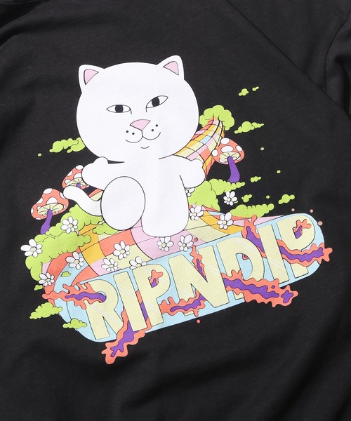 RIPNDIP(リップンディップ)の「RIPNDIP/リップンディップ Day Tripper Long Sleeve Tee ロンT バックデザイン イラスト(Tシャツ/カットソー・メンズ・ブラック・L/XL/M)」の19枚目の写真