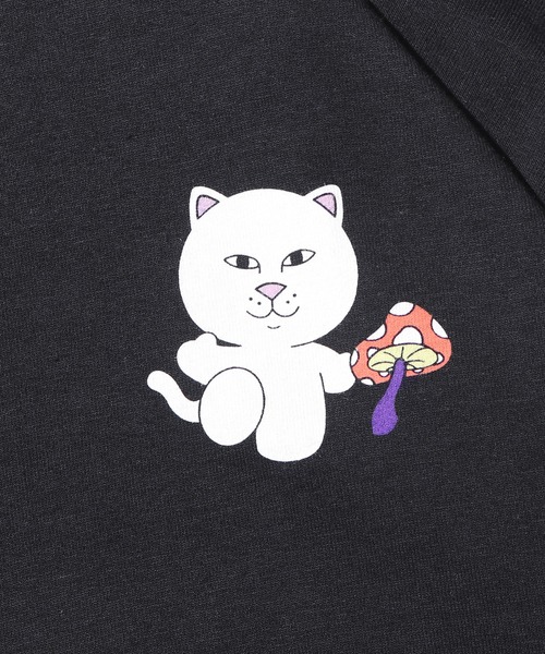 RIPNDIP(リップンディップ)の「RIPNDIP/リップンディップ Day Tripper Long Sleeve Tee ロンT バックデザイン イラスト(Tシャツ/カットソー・メンズ・ブラック・L/XL/M)」の6枚目の写真
