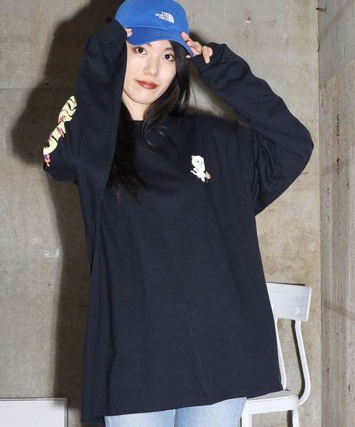 RIPNDIP InkEd Double Sleeve Tシャツ 長袖 Black 送料込み Amazon | [リップンディップ] メンズ ロンt 長袖 tシャツ ロング