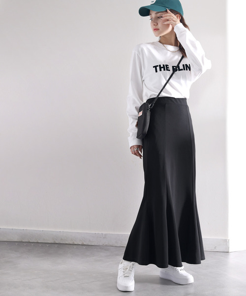 classicalelf(クラシカルエルフ)の「歩くたび、揺れ踊る。カットツイルマーメイドスカート(スカート・レディース・ブラウン/ブラック/ライトブルー/ブルー/グリーン・SMALL/MEDIUM/LARGE/X-LARGE)」の12枚目の写真