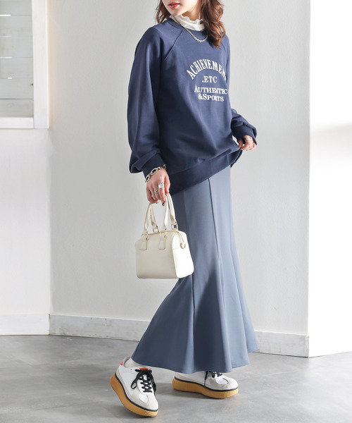 classicalelf(クラシカルエルフ)の「歩くたび、揺れ踊る。カットツイルマーメイドスカート(スカート・レディース・ブラウン/ブラック/ライトブルー/ブルー/グリーン・SMALL/MEDIUM/LARGE/X-LARGE)」の13枚目の写真