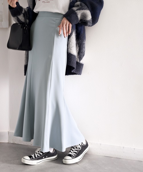 classicalelf(クラシカルエルフ)の「歩くたび、揺れ踊る。カットツイルマーメイドスカート(スカート・レディース・ブラウン/ブラック/ライトブルー/ブルー/グリーン・SMALL/MEDIUM/LARGE/X-LARGE)」の14枚目の写真