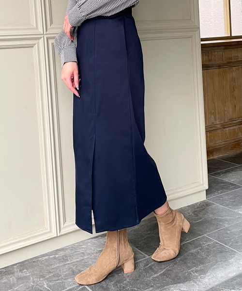 JUNOAH（ジュノア）の「スリットロングタイトスカート（スカート