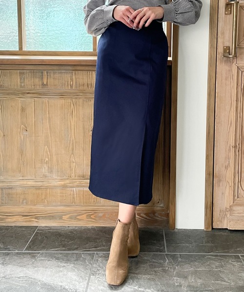 JUNOAH（ジュノア）の「スリットロングタイトスカート（スカート