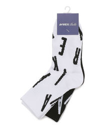 AVIREX | 【Women's】総柄 ソックス / SOCKS / アヴィレックス / AVIREX(ソックス/靴下)
