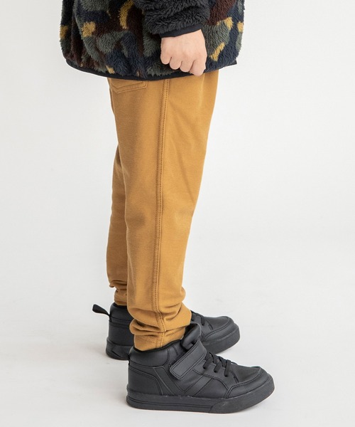 BRANSHES(ブランシェス)の「【やわらか・あったか】イージー&イージーテーパードパンツ(スウェットパンツ・キッズ・ベージュ/ブラック/ブルー/ブラウン・90/100/150/120/130/110/140)」の9枚目の写真