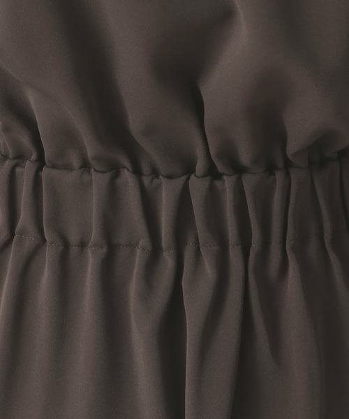 LOWRYS FARM（ローリーズファーム）の「マエボタンワンピコート（ワンピース・レディース・チャコール/ブラック/アイボリー・マルチサイズ）」の7枚目の写真