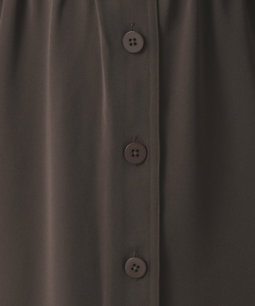 LOWRYS FARM（ローリーズファーム）の「マエボタンワンピコート（ワンピース・レディース・チャコール/ブラック/アイボリー・マルチサイズ）」の12枚目の写真