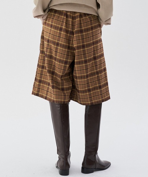 FEKETE(フェケテ)の「FEKETE WRAPPING CHECK HALF PANTS(その他パンツ・レディース・ベージュ/ブラウン・FREE)」の7枚目の写真