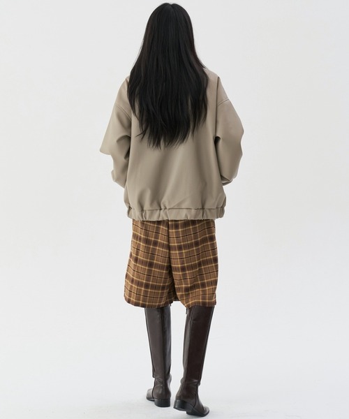 FEKETE(フェケテ)の「FEKETE WRAPPING CHECK HALF PANTS(その他パンツ・レディース・ベージュ/ブラウン・FREE)」の6枚目の写真