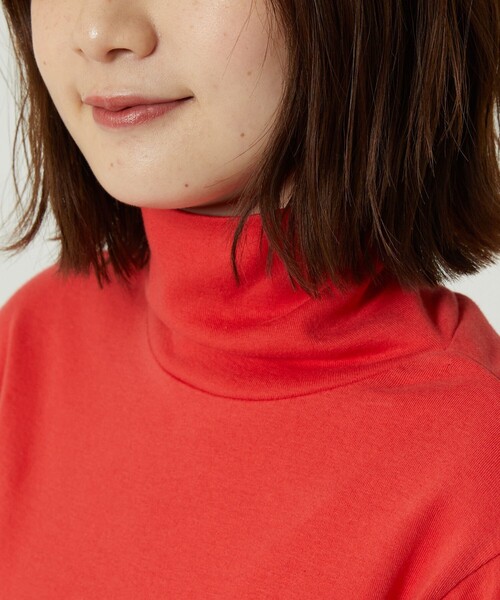 FREAK'S STORE（フリークスストア）の「フライスカットタートル（Tシャツ/カットソー・レディース・ホワイト/ブラック/レッド/マスタード・ﾌﾘ-）」の10枚目の写真