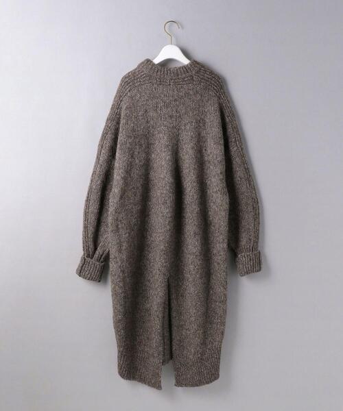 HYKE（ハイク）の「＜HYKE（ハイク）＞クルーネック ニットワンピース ■■■（ワンピース・レディース・グレー/ライトグレー・1）」の14枚目の写真